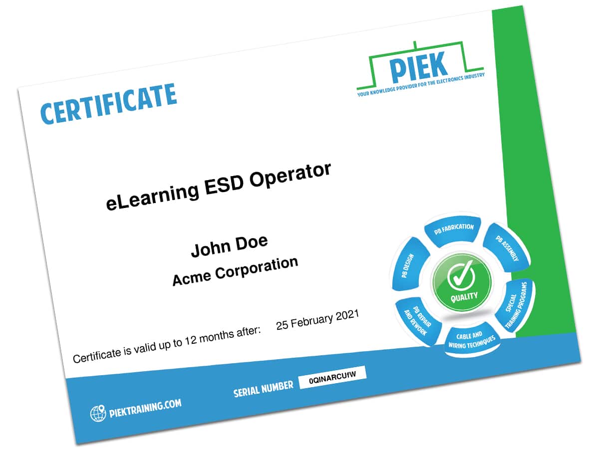 piek training